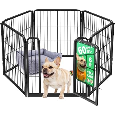 fxw plus 室内用犬用サークル 60cm│6パネル 子犬・小型犬向 Amazon | FXW Homeplus 犬用サークル 室内用 60cm 6枚 | 安心して